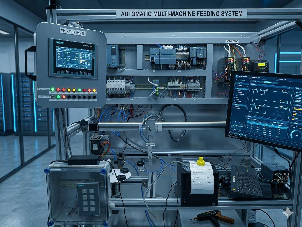 Siemens Automation & SCADA Engineer Course - Multi-machine Industrial Automation Training